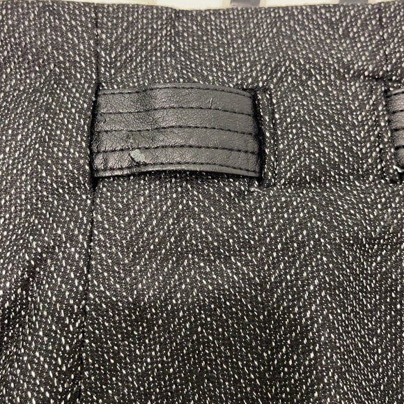 Halogen Tweed Pencil Skirt with Leather bow - Picture 9 of 12